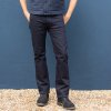 14oz Selvedge Denim Slim Straight Cut Jeans - Indigo/Black
