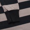 11oz Cotton Knit Long-Sleeved Sweater - Grey/Black