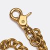 Wallet Chain with Rings and Clip - Brass