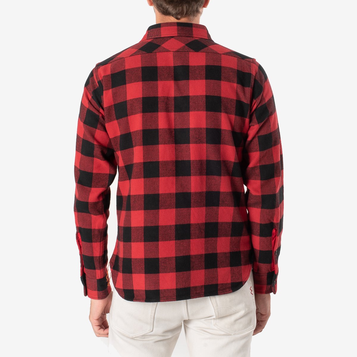 Iron Heart IHSH-232 Ultra Heavy Western Flannel - Red/Black Buffalo Check