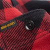 Ultra Heavy Flannel Buffalo Check Work Shirt - Red/Black