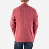 10oz Mock Twist Chambray Western Shirt - Red